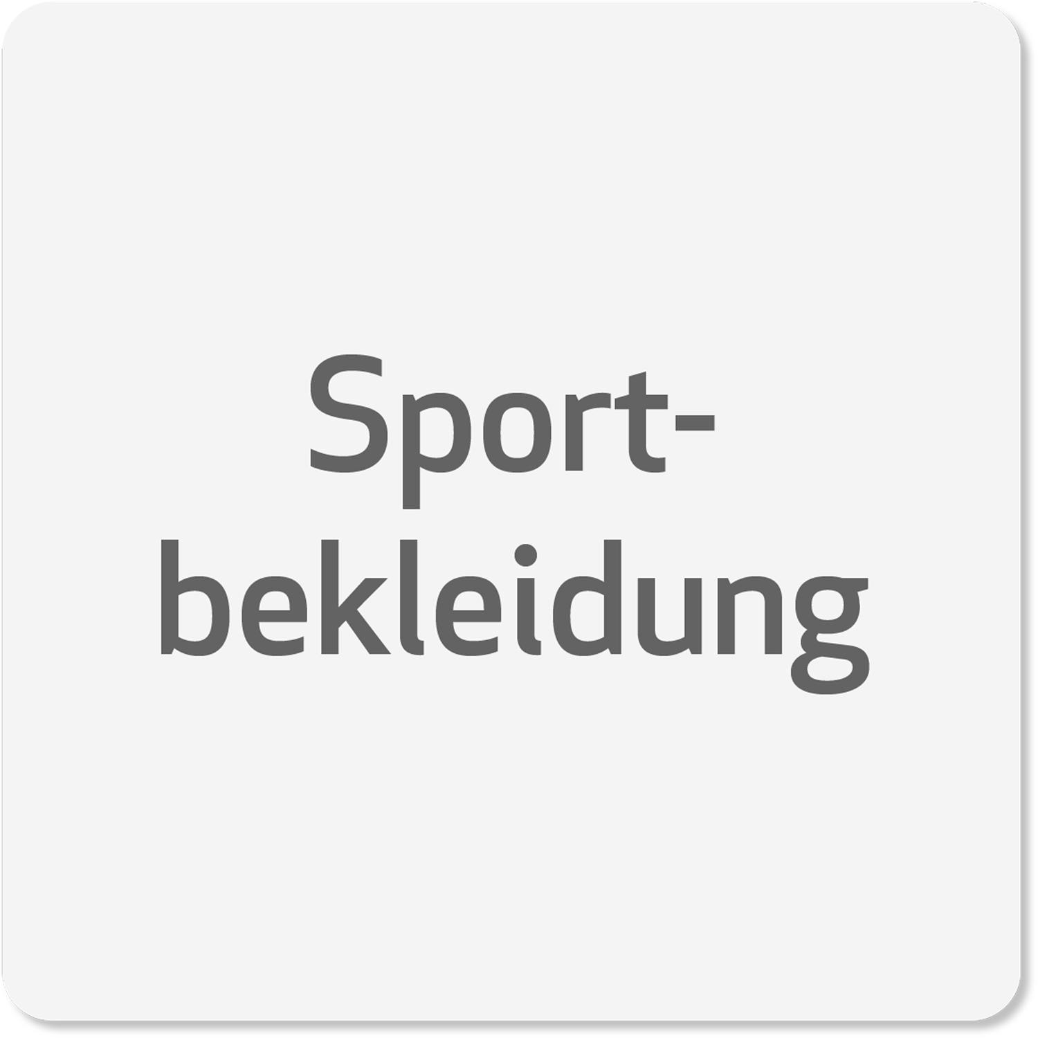 Sportbekleidung