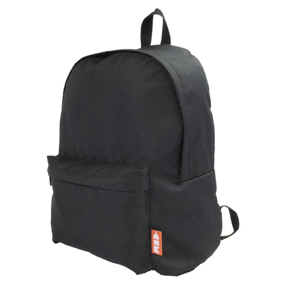 Recycle Bags Basic Rucksack RPET, Schwarz