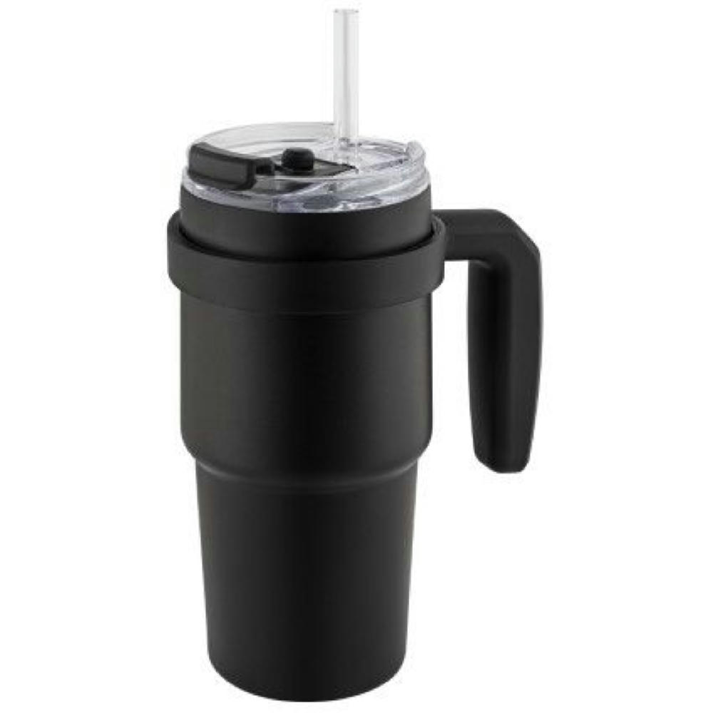 Metmaxx® Thermobecher "MyFlexiCeramic" schwarz