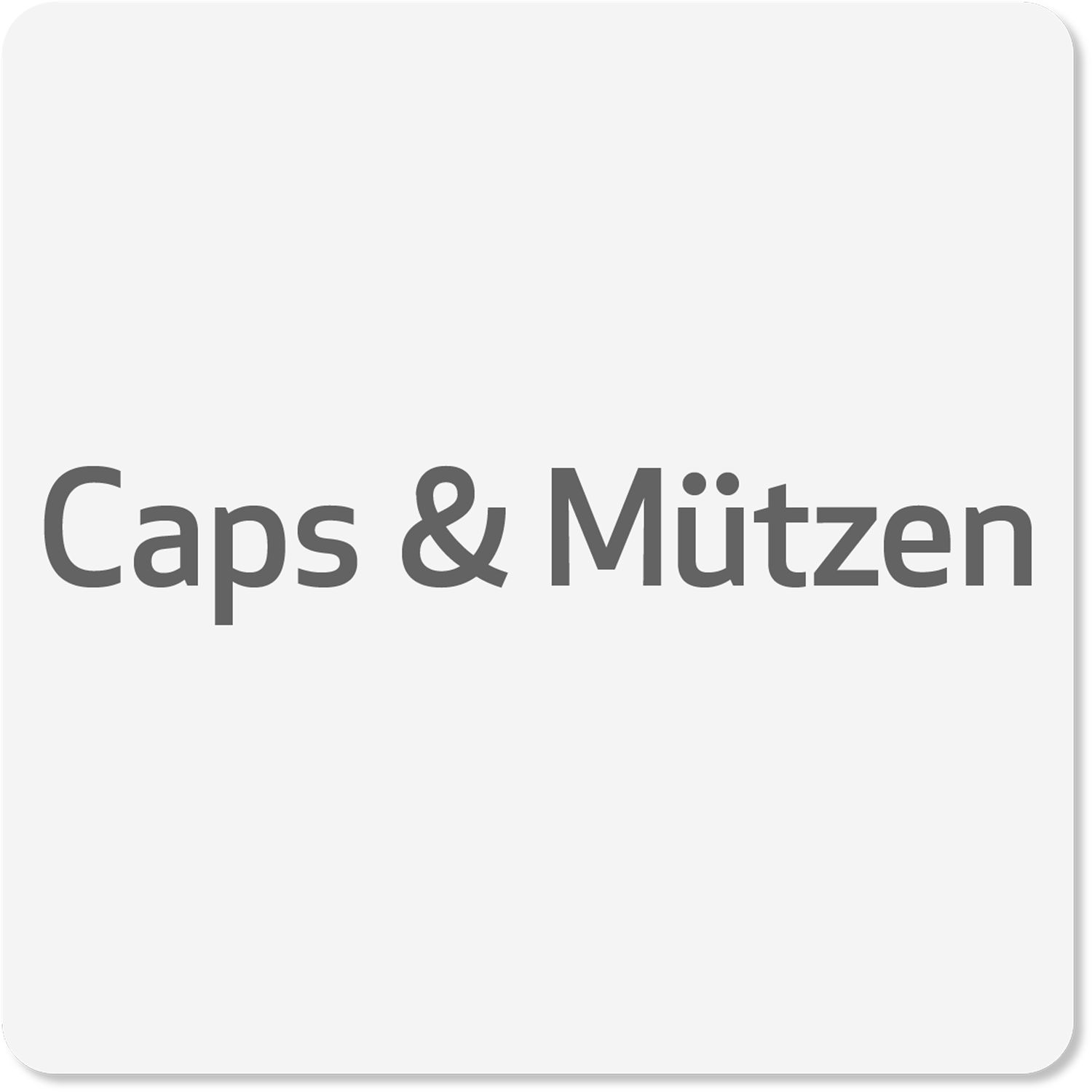 Caps & Mützen