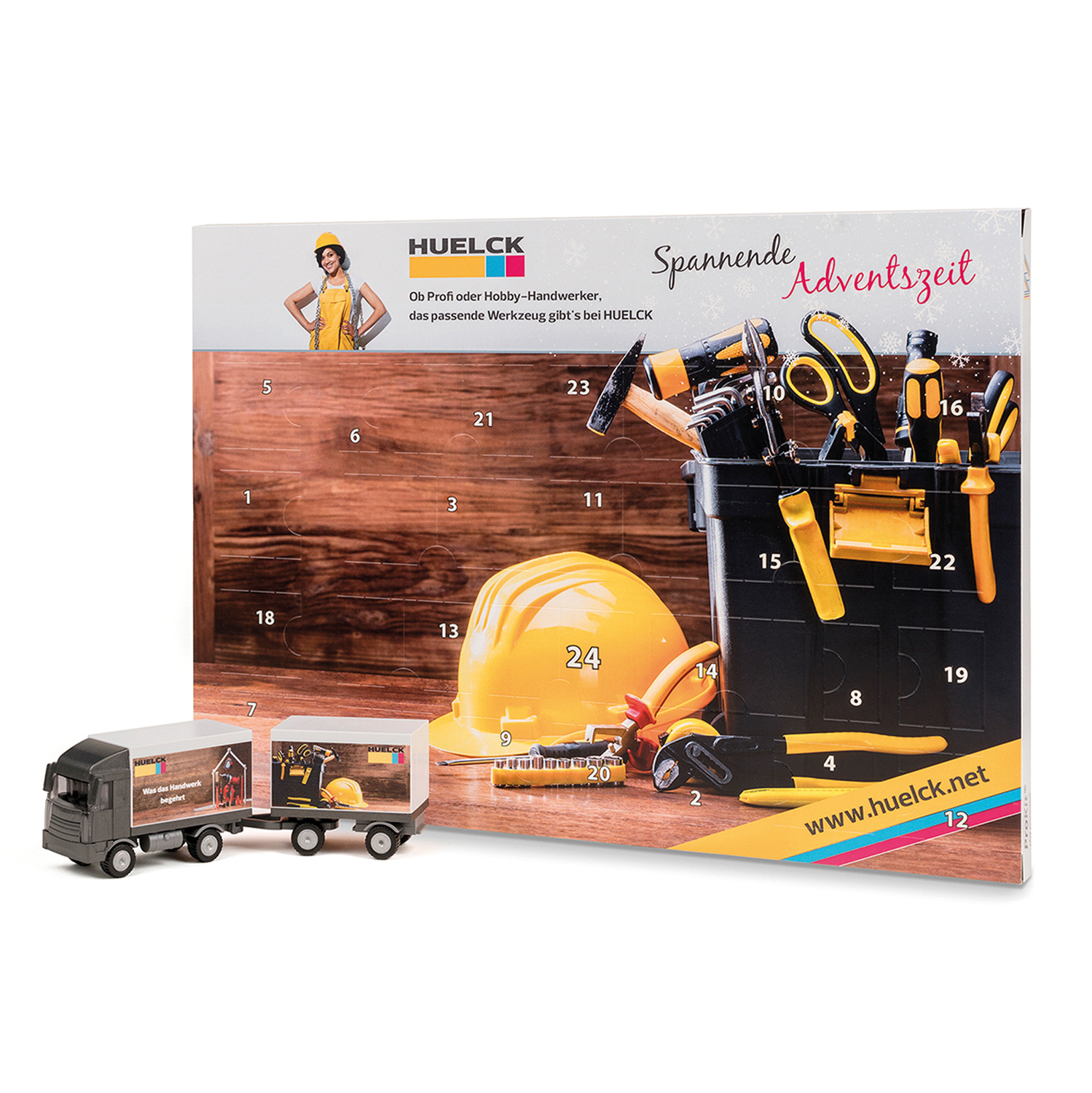 Adventskalender Bausatz "LKW" mit Anhänger