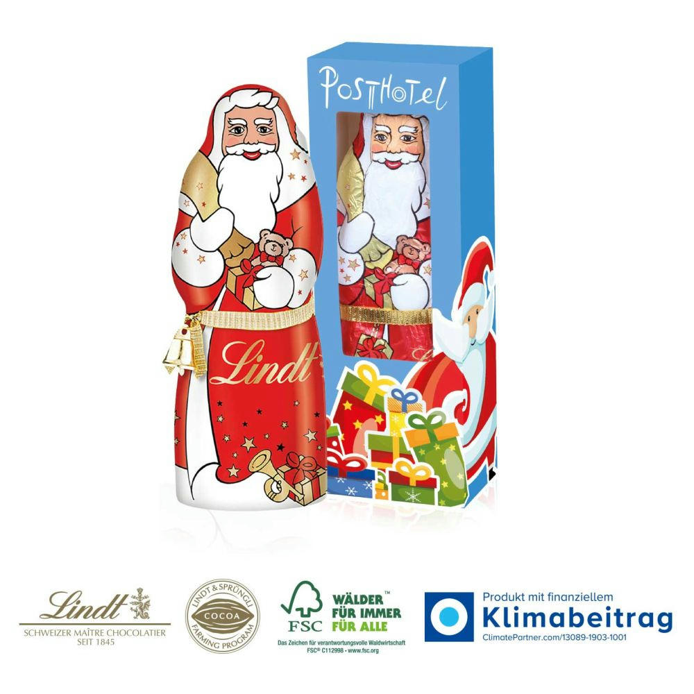 LINDT Weihnachtsmann mit Glöckchen, 70g
