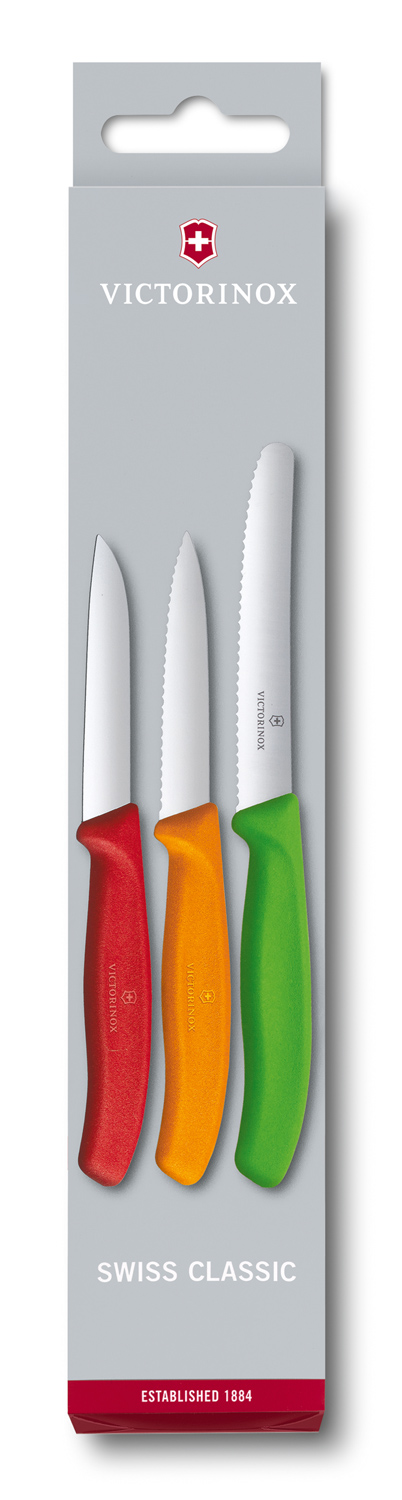 VICTORINOX Gemüsemesser-Set, 3-teilig "Swiss Classic"